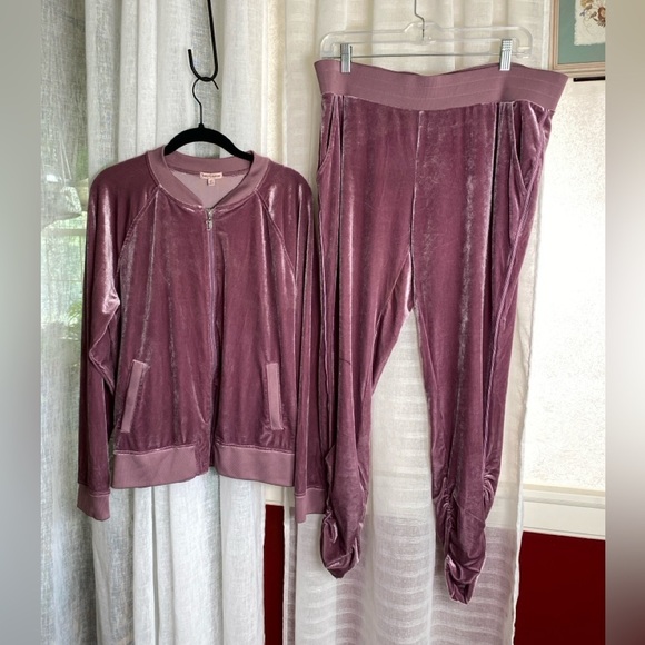 Juicy Couture Pants - Juicy Couture Lilac Snow Shimmer Track Suit Size XL/L